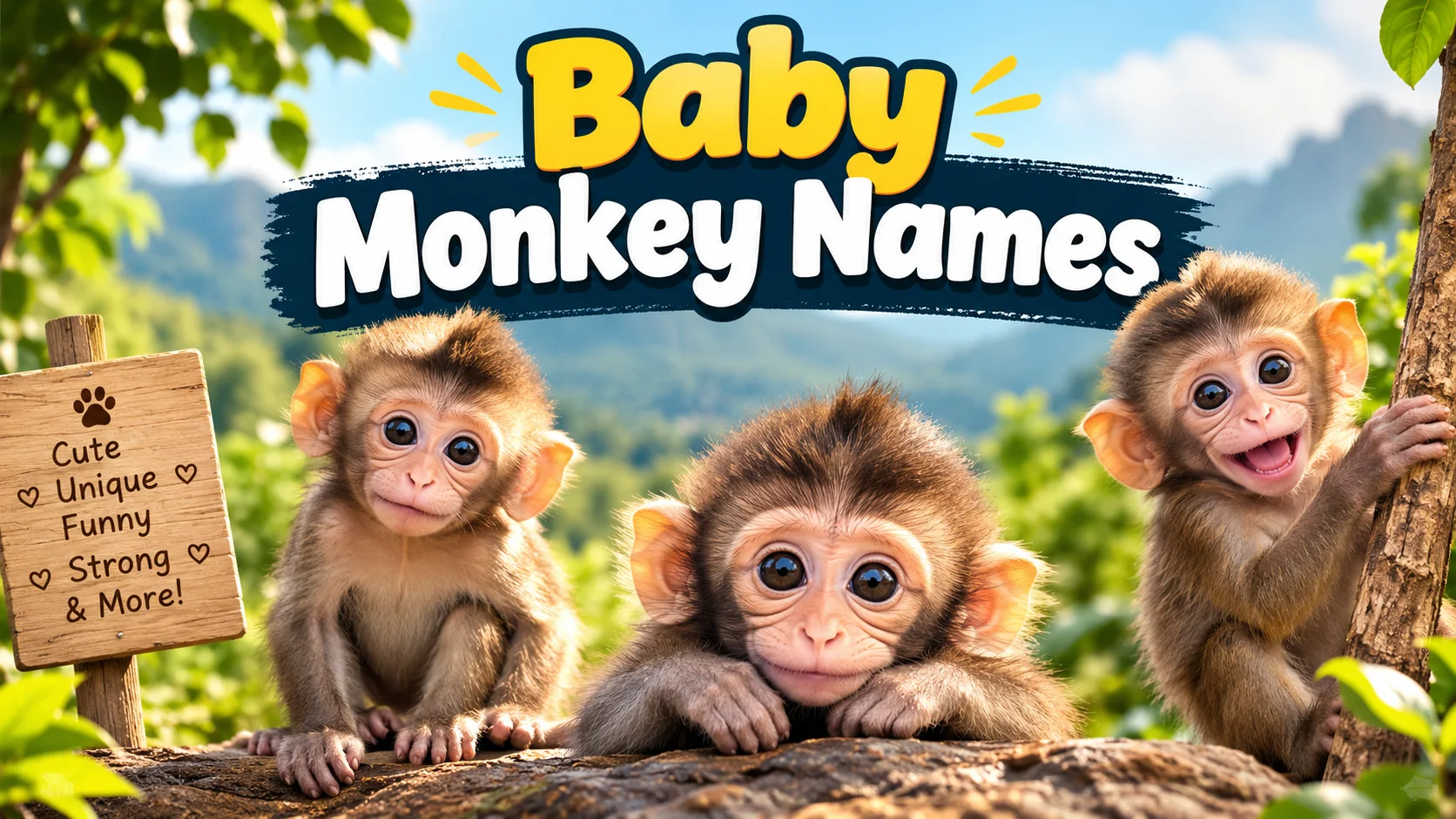 Baby Monkey Names With Name Botz