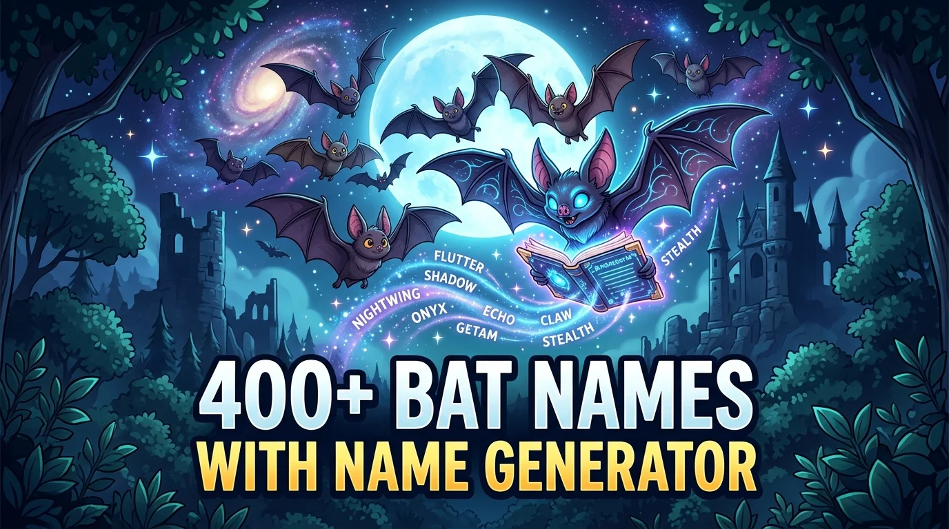Bat Names With Name Generator Name Botz