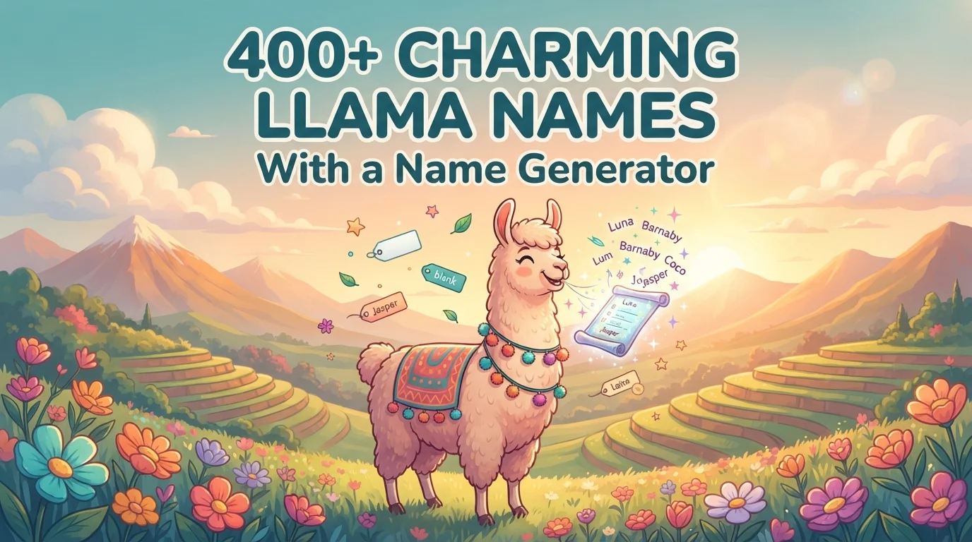Charming Llama Names Name Botz