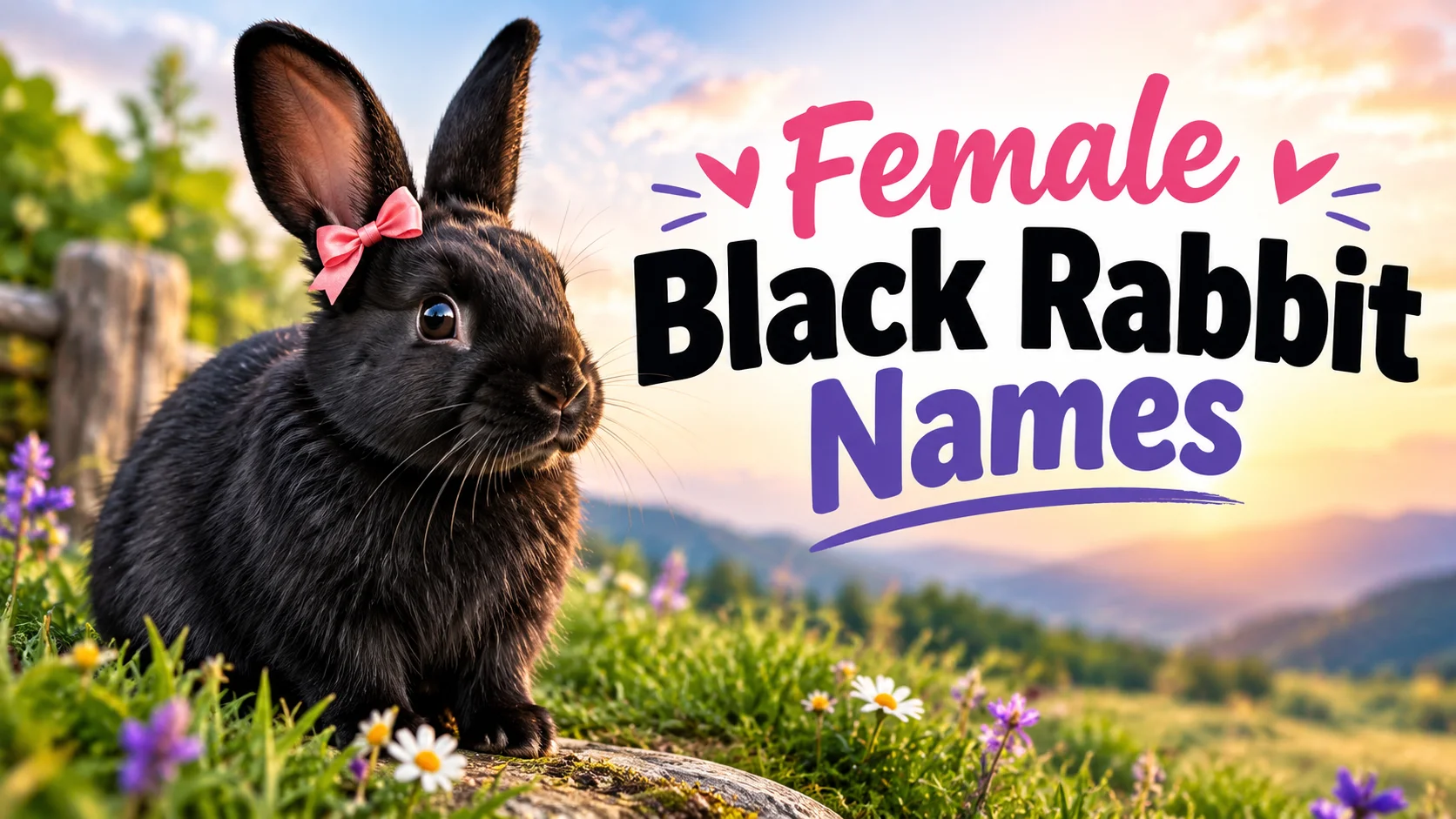 Female Black Rabbit Names With Name Botz
