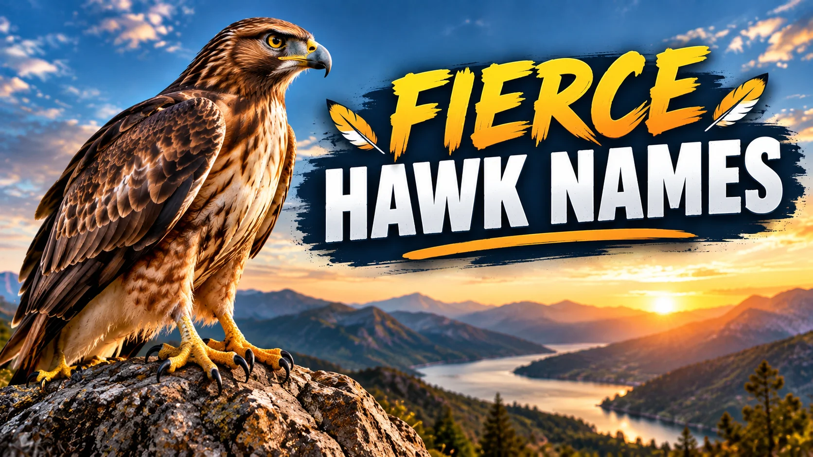 Fierce Hawk Names With Laugh Clouds