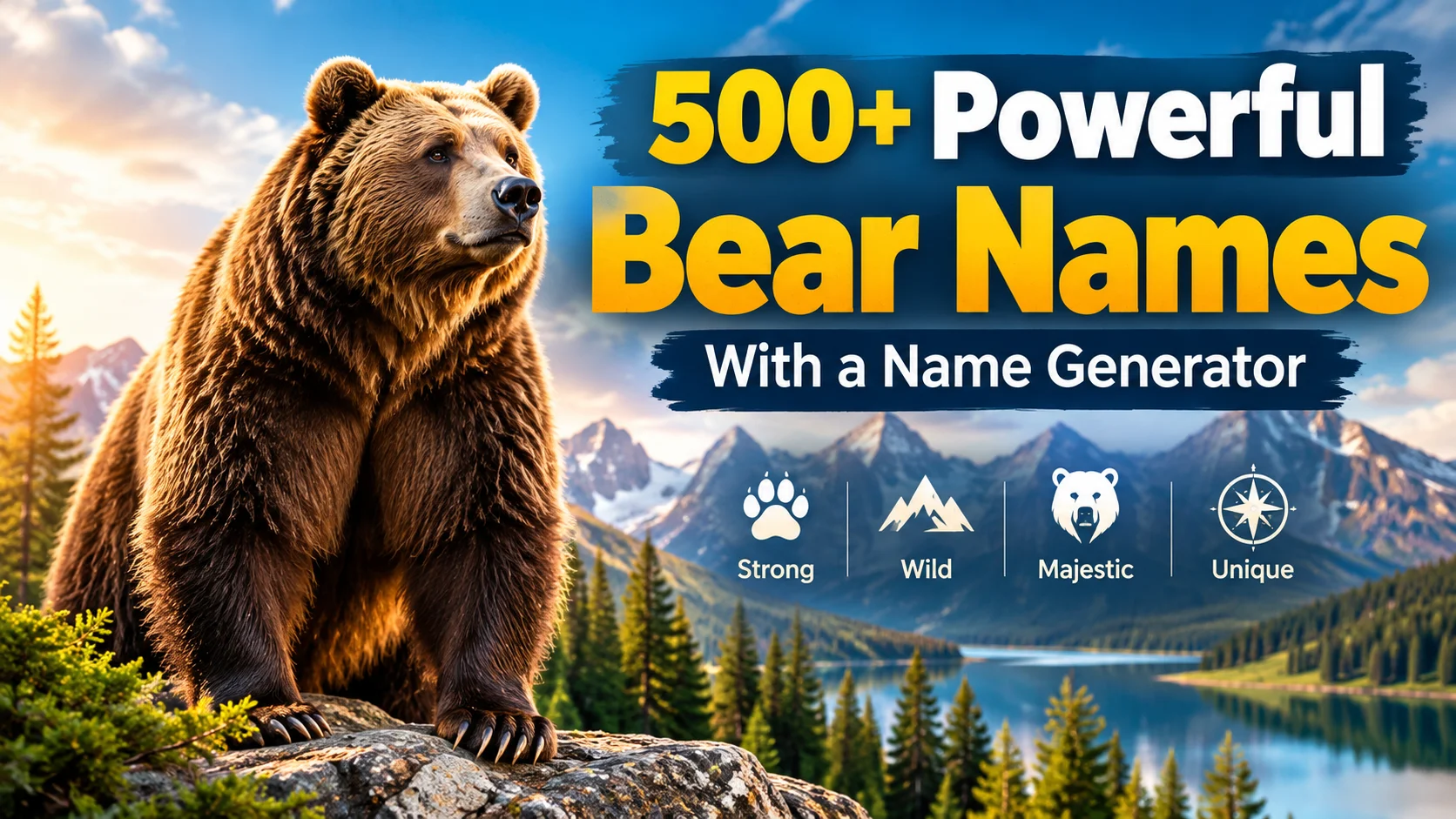 Powerful Bear Names with name botz