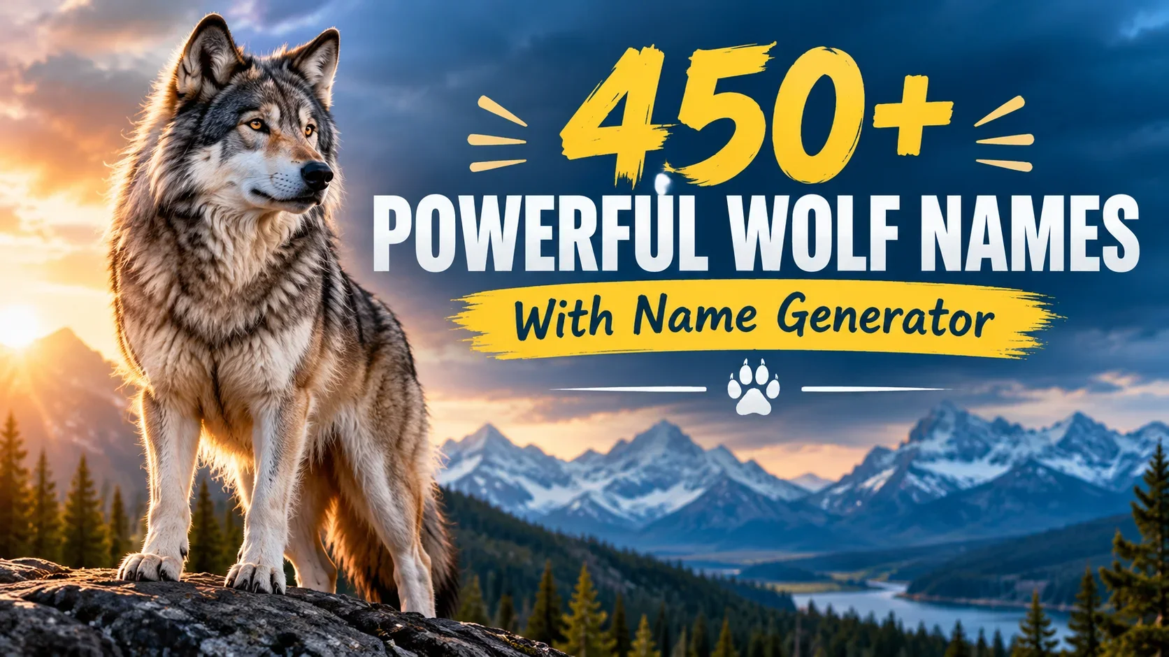 Powerful Wolf Names With Name Generator with name botz